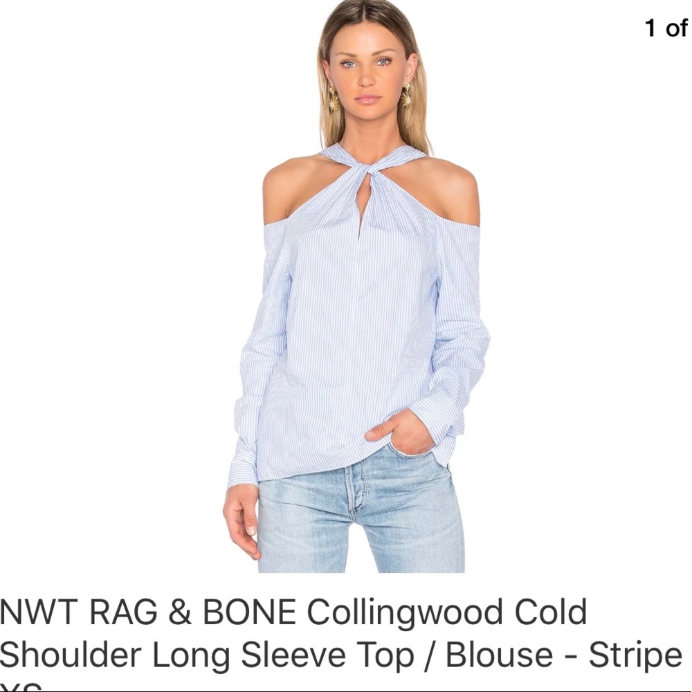 Rag & Bone Collingwood cold shoulder Small $275